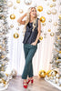 Polished Princess Satin Cap Sleeve Blouse