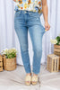 Here For It Slim Straight Mid Rise Jeans