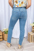 Here For It Slim Straight Mid Rise Jeans