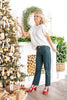 Staying Cozy Cap Sleeve Cable Knit Sweater