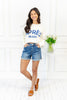 Bluewave Adjustable Length Denim Shorts