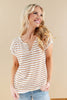 Forever Favorite Striped Lightweight Cotton Blend Top
