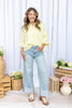 Chic Comfort Short Sleeve Button Down Top
