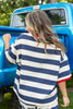 Stripe Dreams Navy & White Striped Matching Set