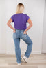 On Repeat Distressed Slim Wide Jeans