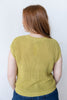 Buttoned Bliss Button Front Cap Sleeve Sweater Cardigan