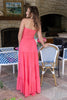Happy Vibes Strapless Maxi Dress
