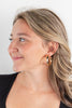 Golden Fortune Chunky Gold Hoop Earrings