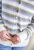 Always Cozy Striped Long Sleeve Button Down Cardigan Sweater