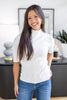 Timeless Touch Short Sleeve Mock Neck Sweater