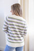 Always Cozy Striped Long Sleeve Button Down Cardigan Sweater