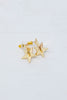 Falling Stars Layered Gold Earrings