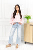 Make It Happen Light Wash Wide Leg Crop Jeans