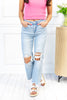 Bad Reputation Distressed Crop Flare Jeans