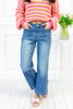 Wide Awake High Rise Patch Pocket Cropped Jeans