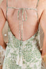 Green Goddess Open Back Maxi Dress