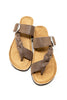 Coachella Big Buckle Braided Sandals