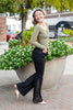 3 LENGTH Midnight Romance Lace Panel Flare Jeans