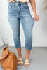 Take The Lead Tummy Control Classic Capri Jeans