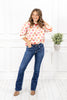 Western Chic Mid Rise Bootcut Mica Denim Jeans