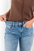 Serendipity Blues Classic Non-Distressed Mid Rise Jeans