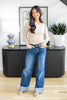 Game Changer Cuffed Wide Leg Jeans