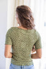 Sprinkle Party Fitted Stretch Polka Dot Top