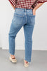 Tough Choice Mid Rise Slim Straight Leg Jeans
