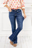 Western Chic Mid Rise Bootcut Mica Denim Jeans