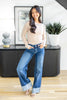 Game Changer Cuffed Wide Leg Jeans
