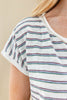 Forever Favorite Striped Lightweight Cotton Blend Top