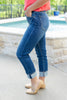 Lucky You Cuffed Tummy Control Capri Jeans