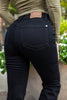 3 LENGTH Midnight Romance Lace Panel Flare Jeans