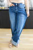 Game Changer Cuffed Wide Leg Jeans