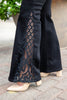 3 LENGTH Midnight Romance Lace Panel Flare Jeans