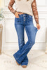 Dream Catcher Mid Rise Trouser Hem Flare Vervet Jeans