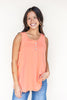 Can't Be Bothered Henley Tank Top