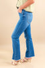 Leading Lady Medium Wash Comfort Stretch Kick Flare Jeans