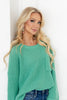 Festive Fever Ribbed Pocket Sweater