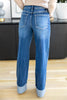 Game Changer Cuffed Wide Leg Jeans