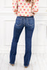 Western Chic Mid Rise Bootcut Mica Denim Jeans