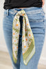 Happy Daisy Floral Bandana Square Scarf