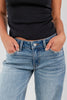 Faded Love Classic Low Rise Wide Leg Jeans