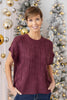 Staying Cozy Cap Sleeve Cable Knit Sweater