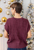 Staying Cozy Cap Sleeve Cable Knit Sweater