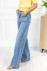 Rock Steady Retro Wide Leg Judy Blue Jeans