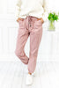 Rosy Glow High Rise Jogger Mica Denim