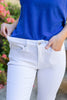 Ice Breaker Ankle Straight White Jeans