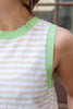Simply You Striped Sleeveless Top