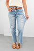 Say No More Front Yoke Straight Leg Jeans